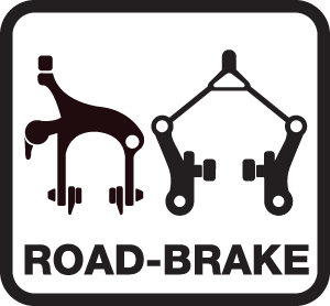 Road Brake - Compatible with cable-actuated braking systems on road bicycles.