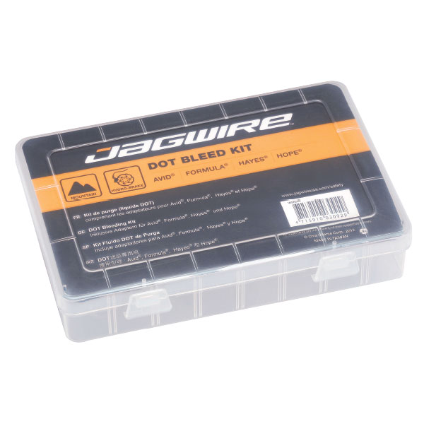 Jagwire Elite DOT Bleed Kit Includes SRAM Avid Formula Hayes Hope Adapters 