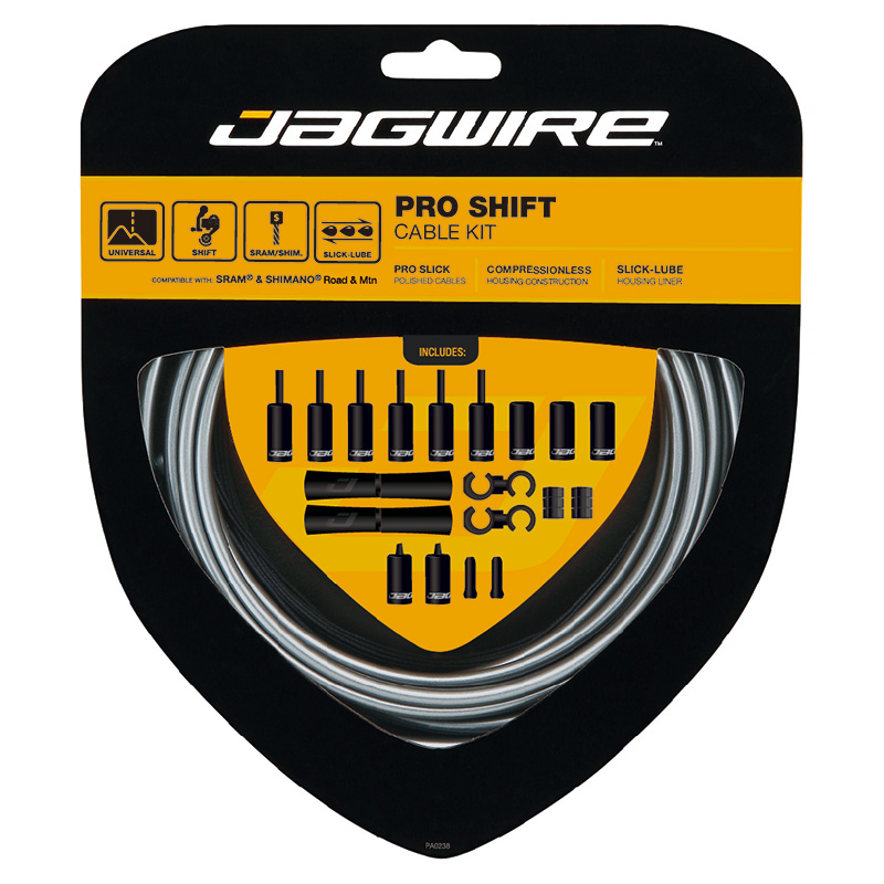 Universal schwarz JAGWIRE Jagwire Pro Shift Cable Kit Schaltzugset 