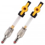 Elite Mineral Oil Bleed Kit adapters with 1/4 turn valves